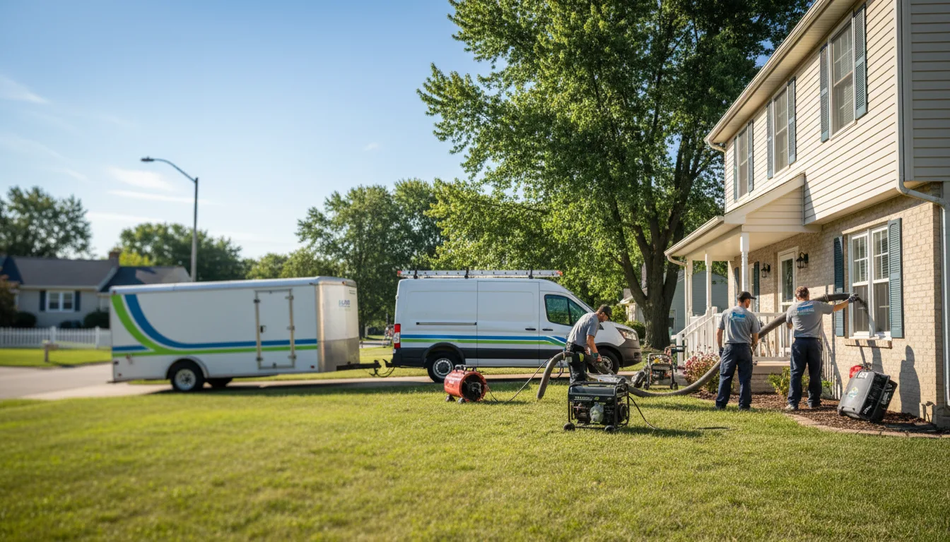 Flooded Basement Restoration And Cleanup With Repair in Williamsburg, NM near me